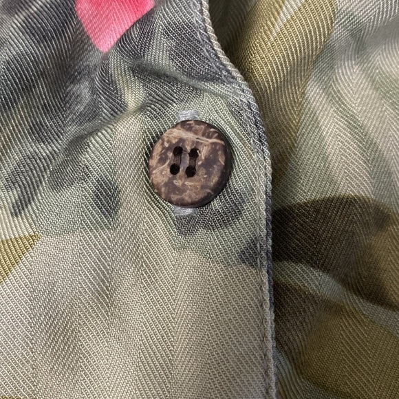 Havana Jacks Cafe Tropical Cropped Collared Shirt XL - Picture 6 of 6